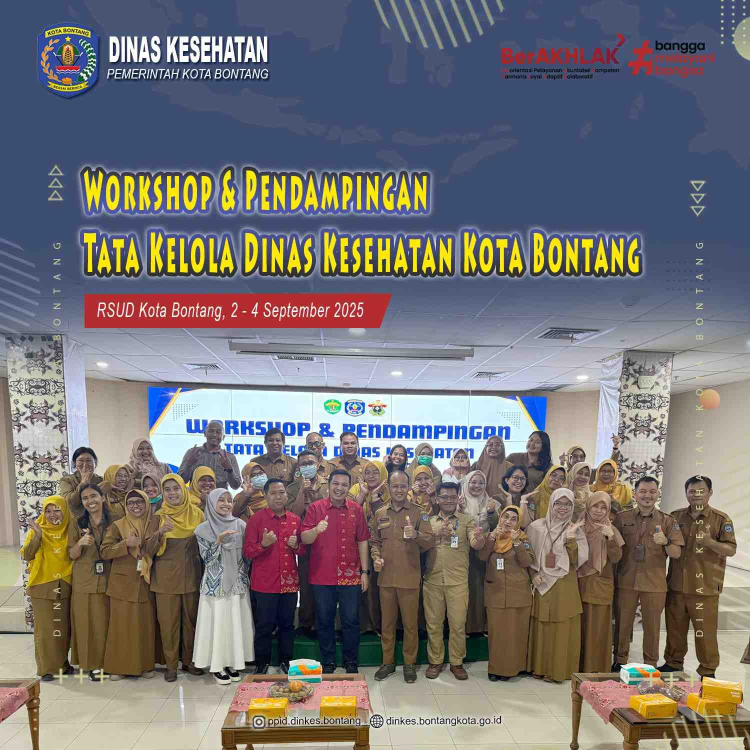 Workshop dan pendampingan tata kelola Dinas Kesehatan Kota Bontang