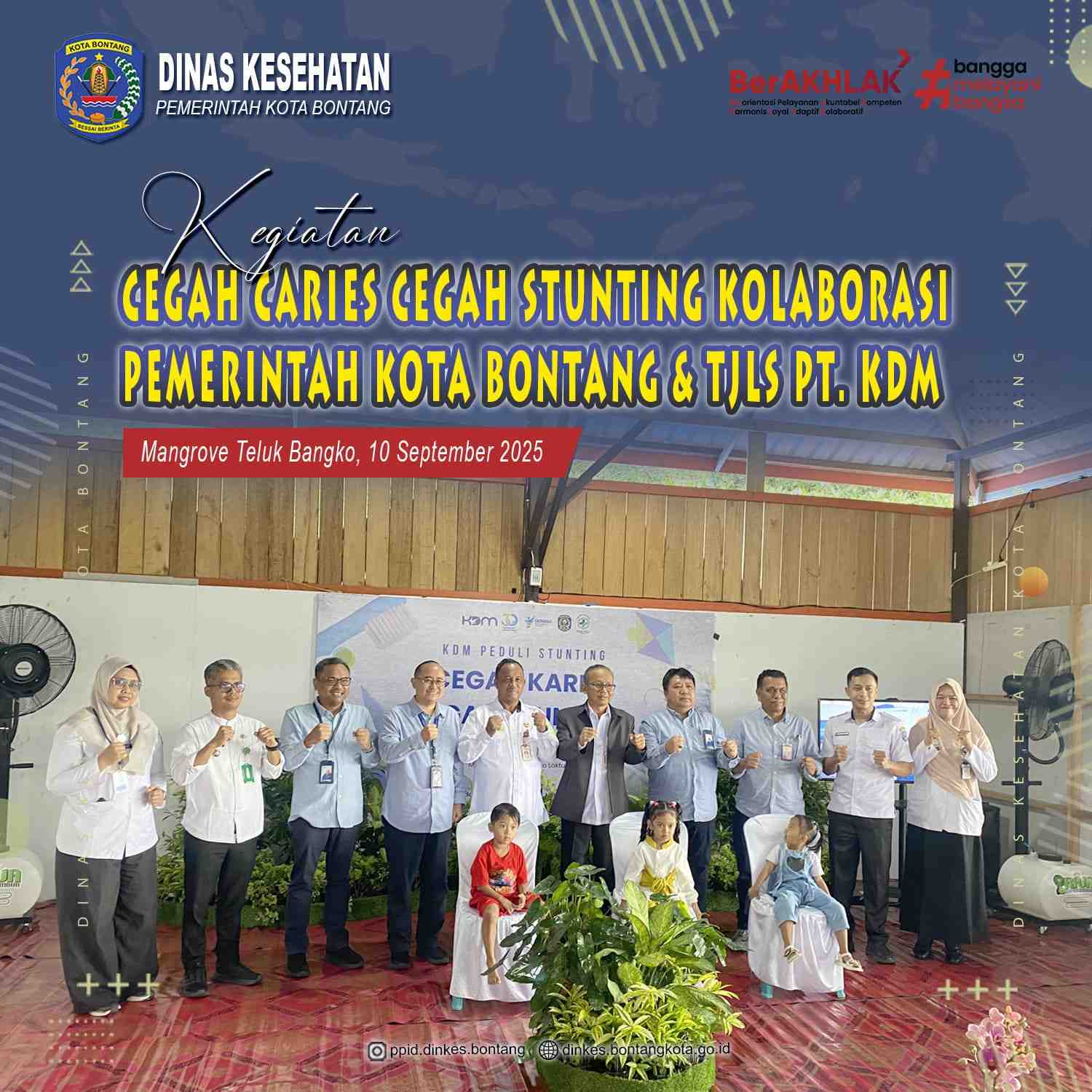 Cegah Caries, Cegah Stunting Kolaborasi Pemerintah Kota Bontang dengan TJLS PT. KDM